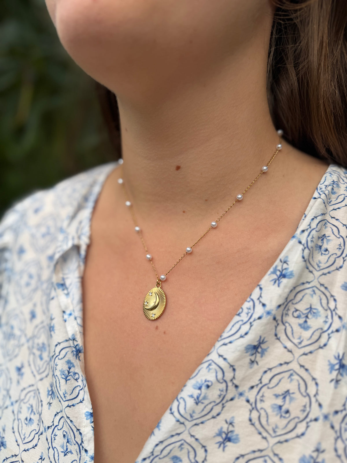 Collier Luna - La Lune étoilée Lunaria