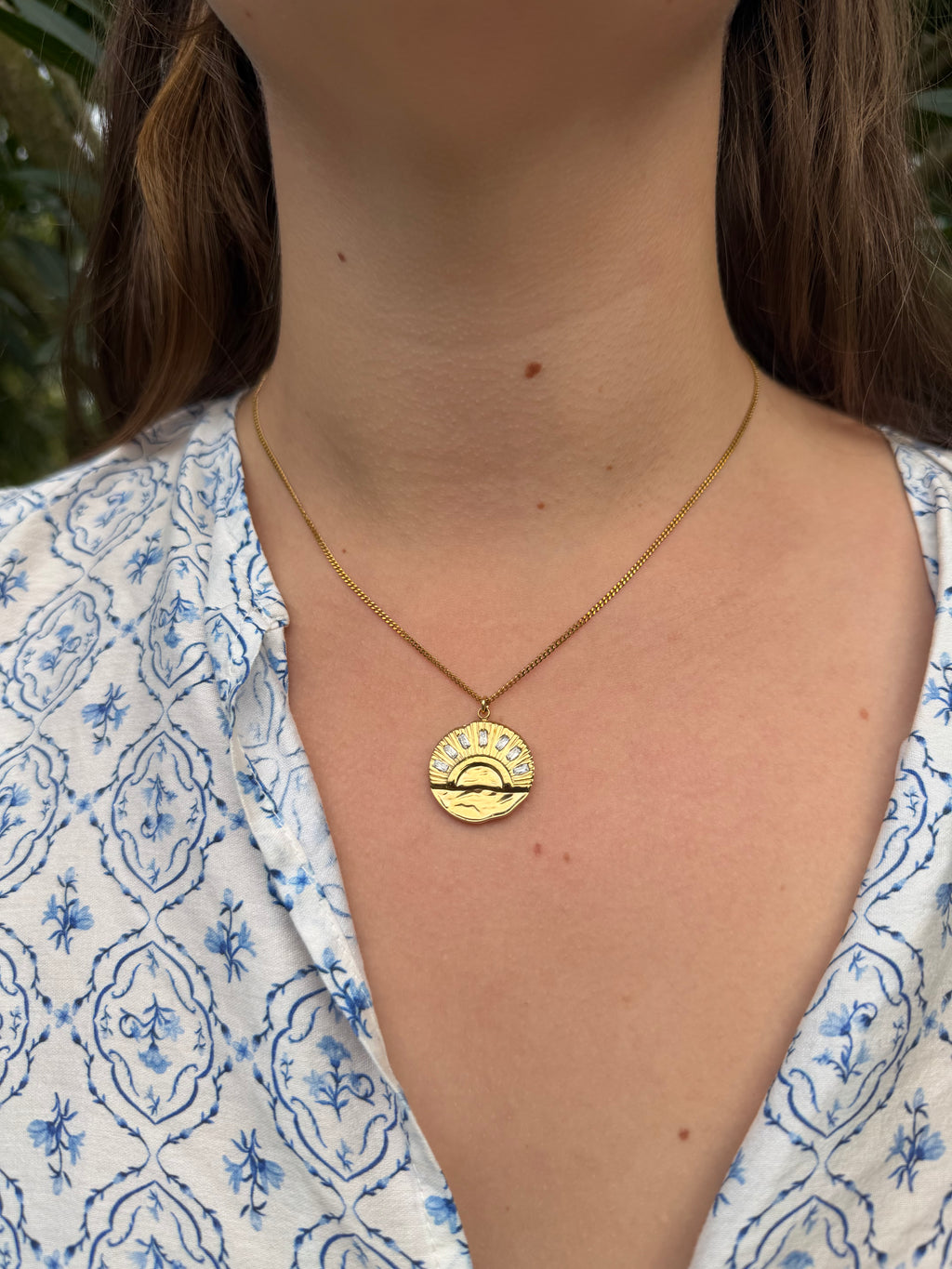 Collier Aube - Le Soleil levant Lunaria