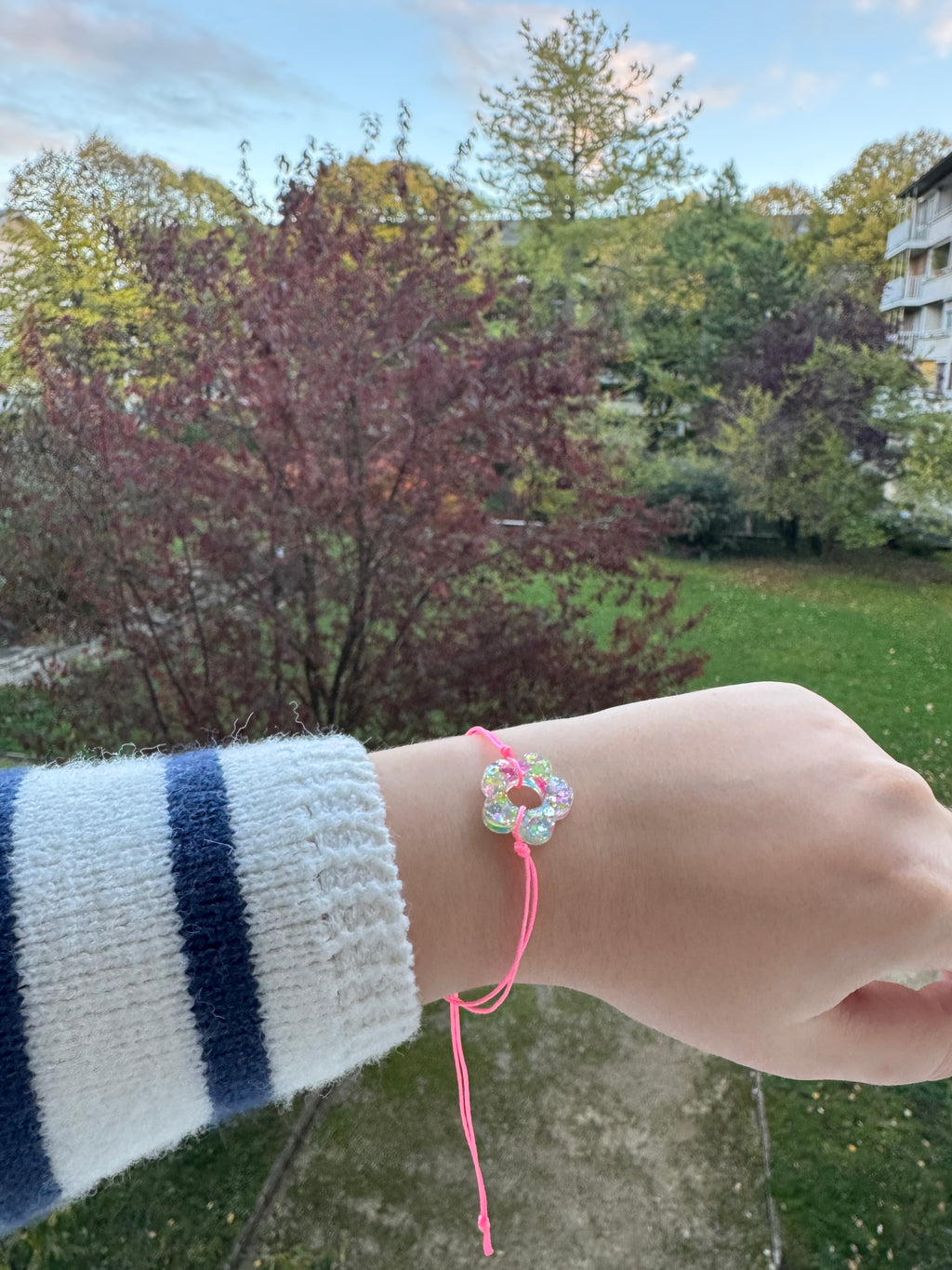 Bracelet - fil beige