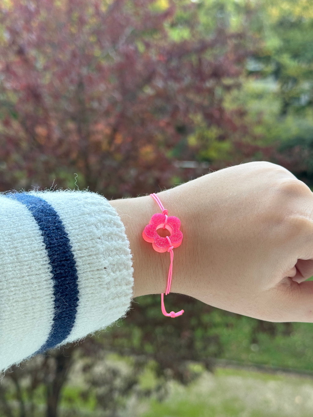 Bracelet - fil beige