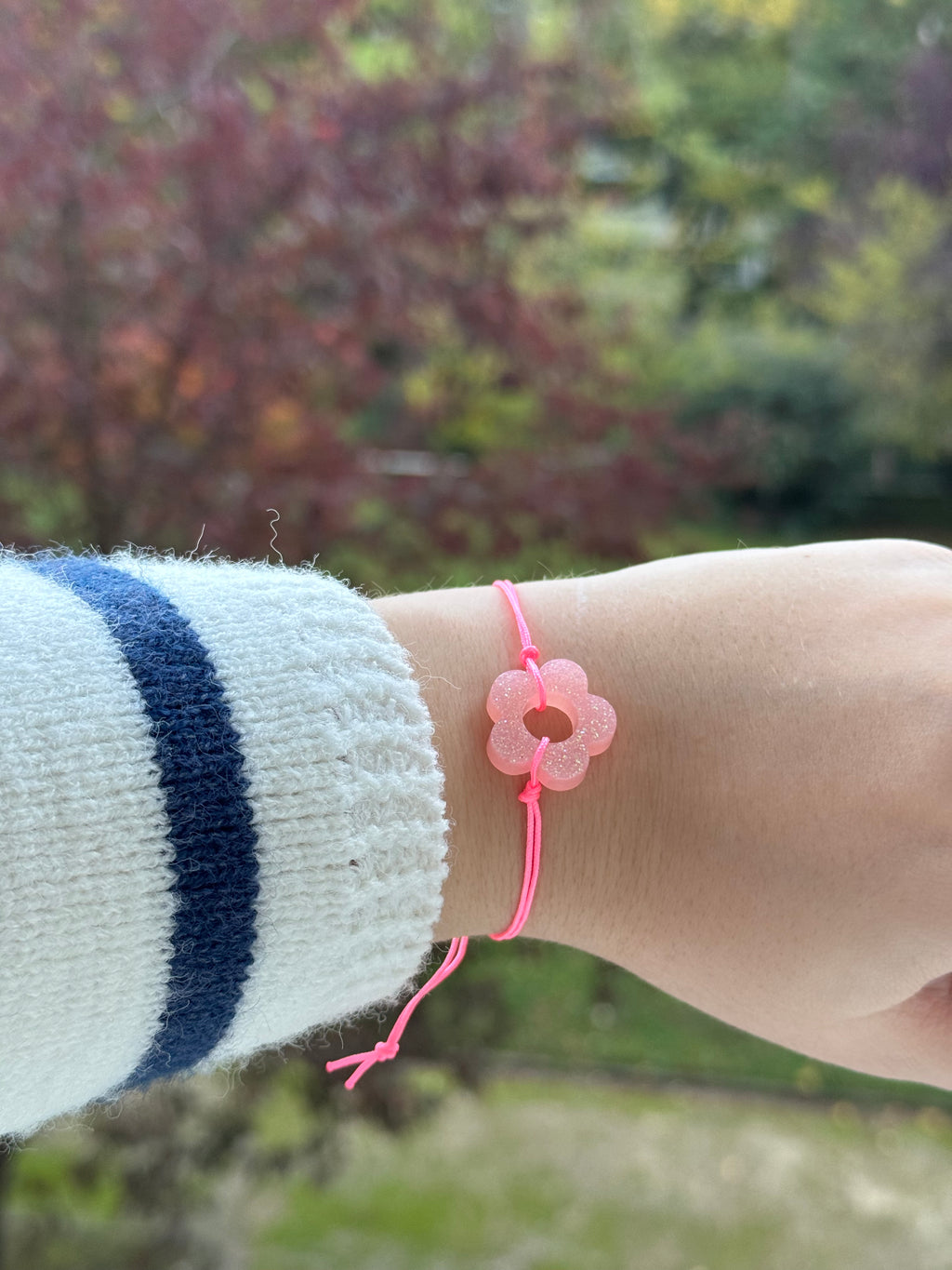 Bracelet - fil beige