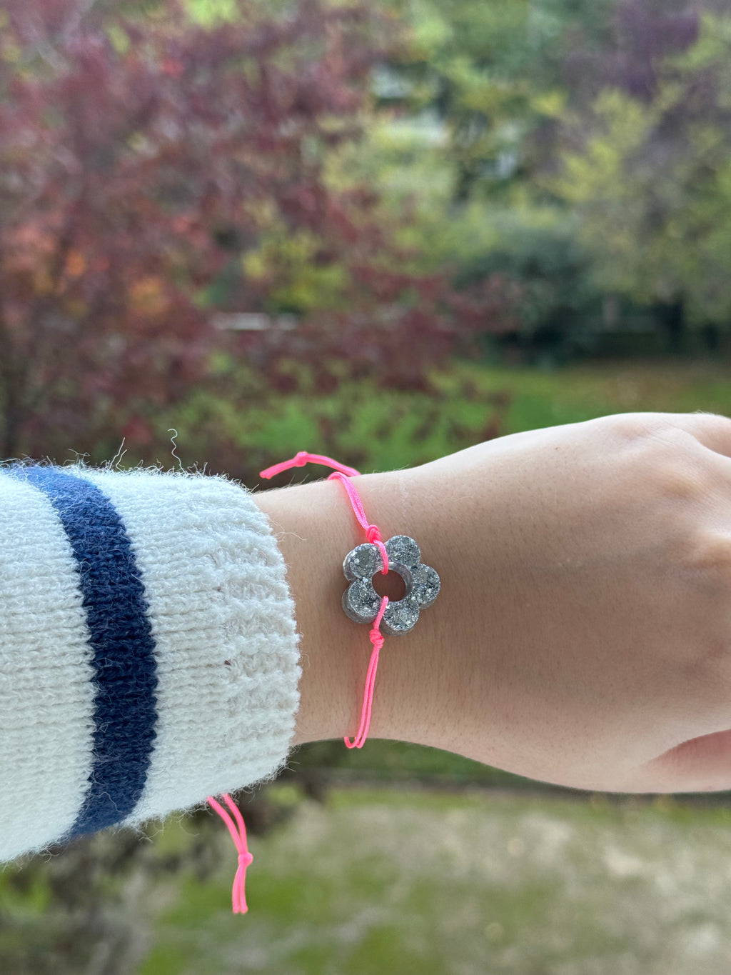 Bracelet - fil beige