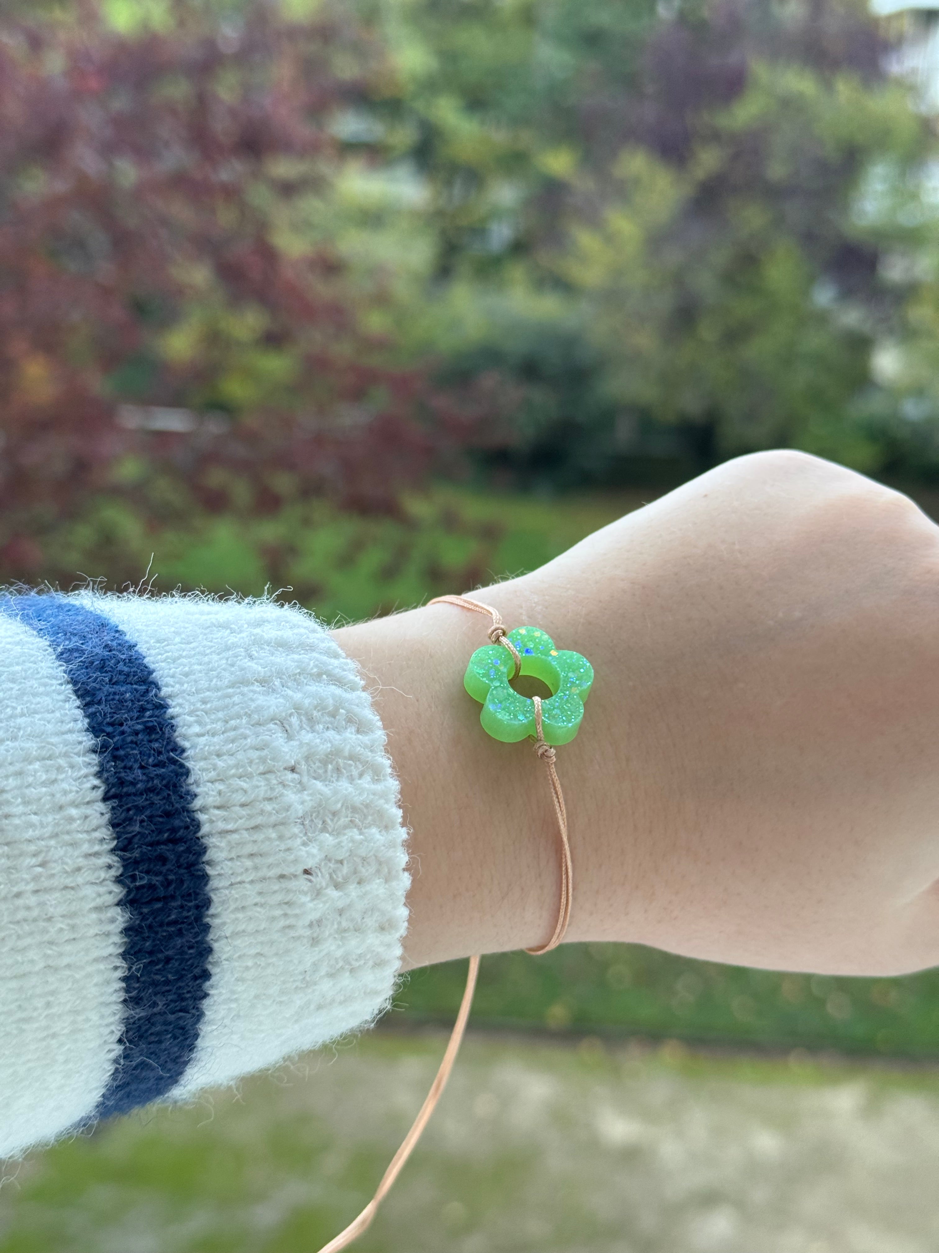 Bracelet - fil beige