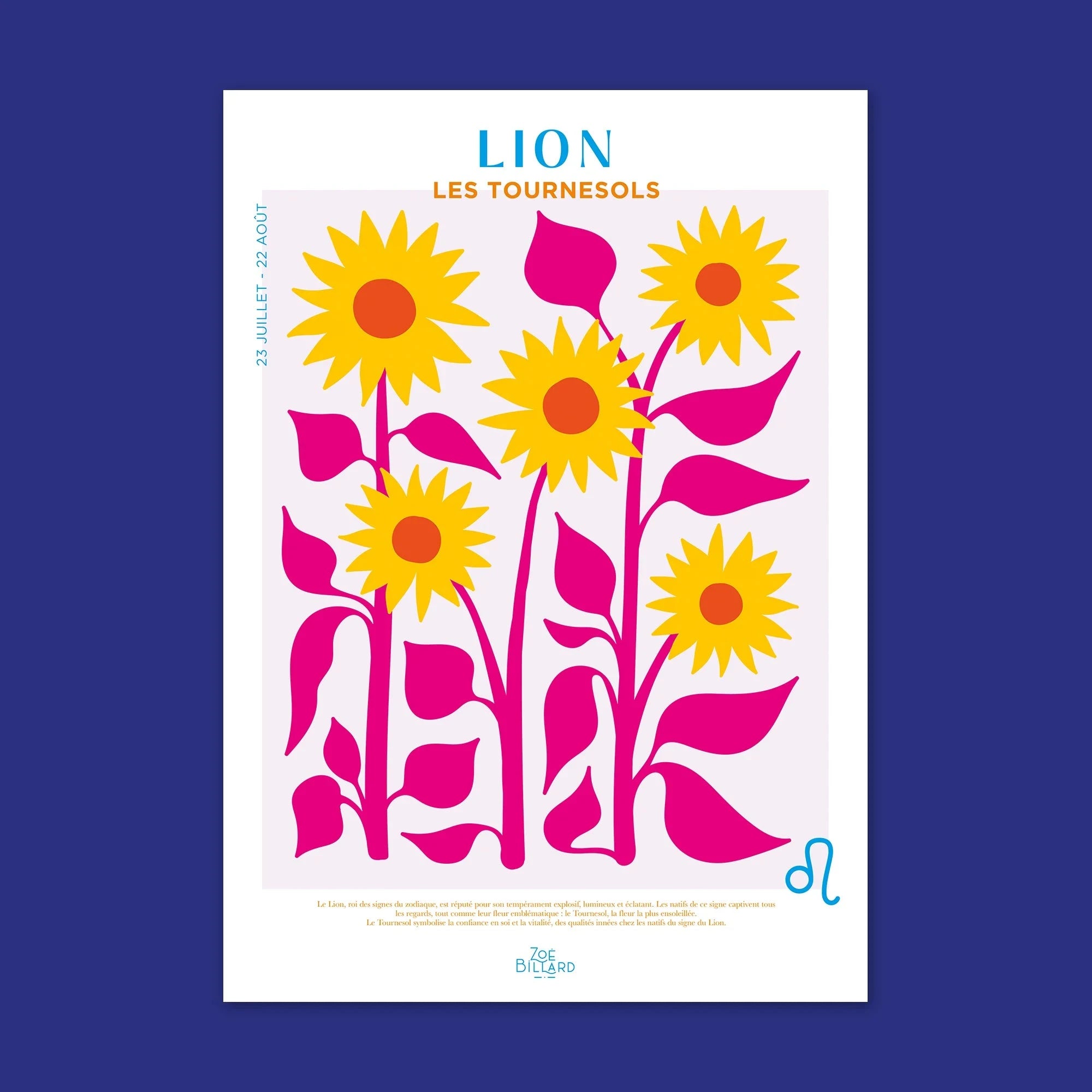 Lion - Les Tournesols Zoé Billard
