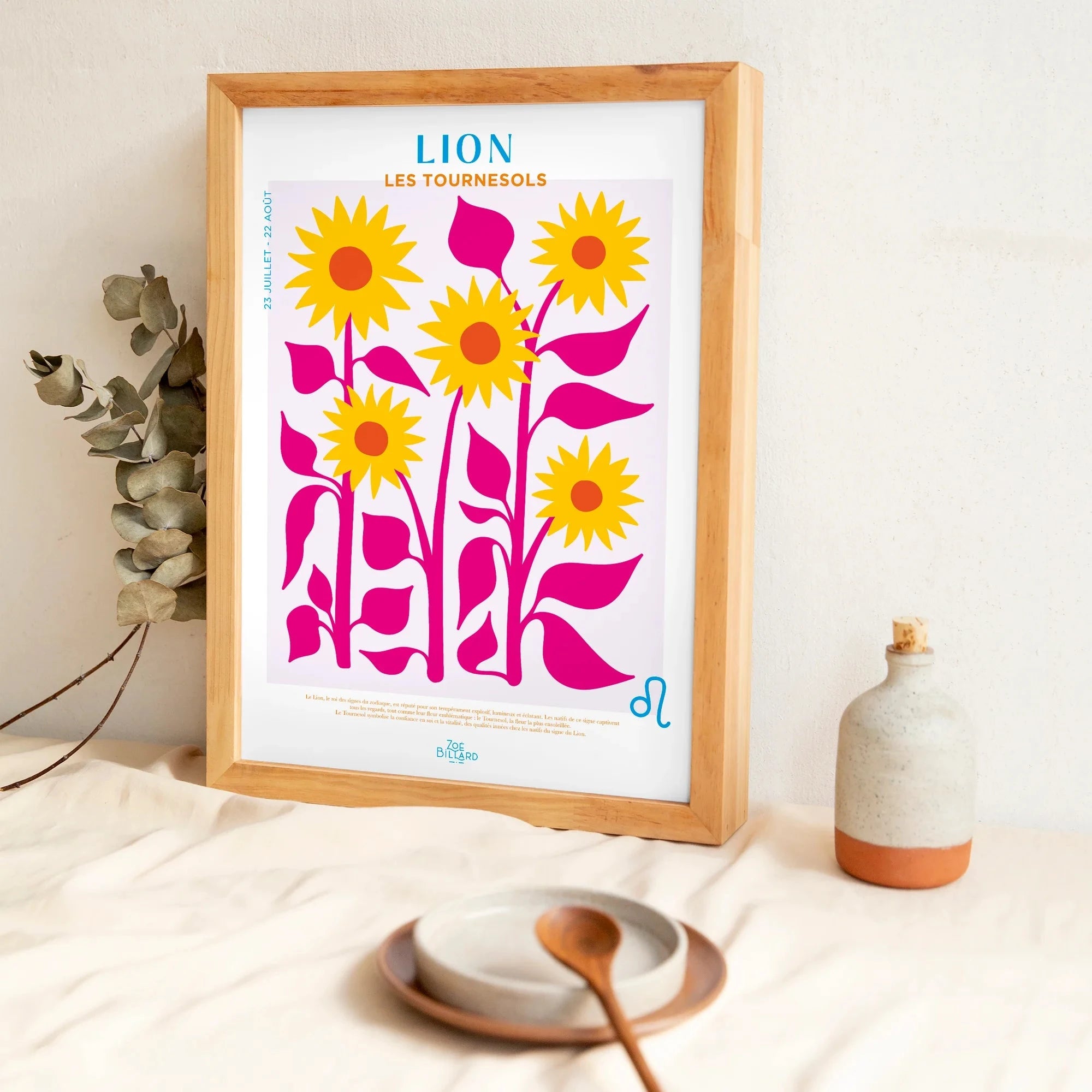 Lion - Les Tournesols Zoé Billard
