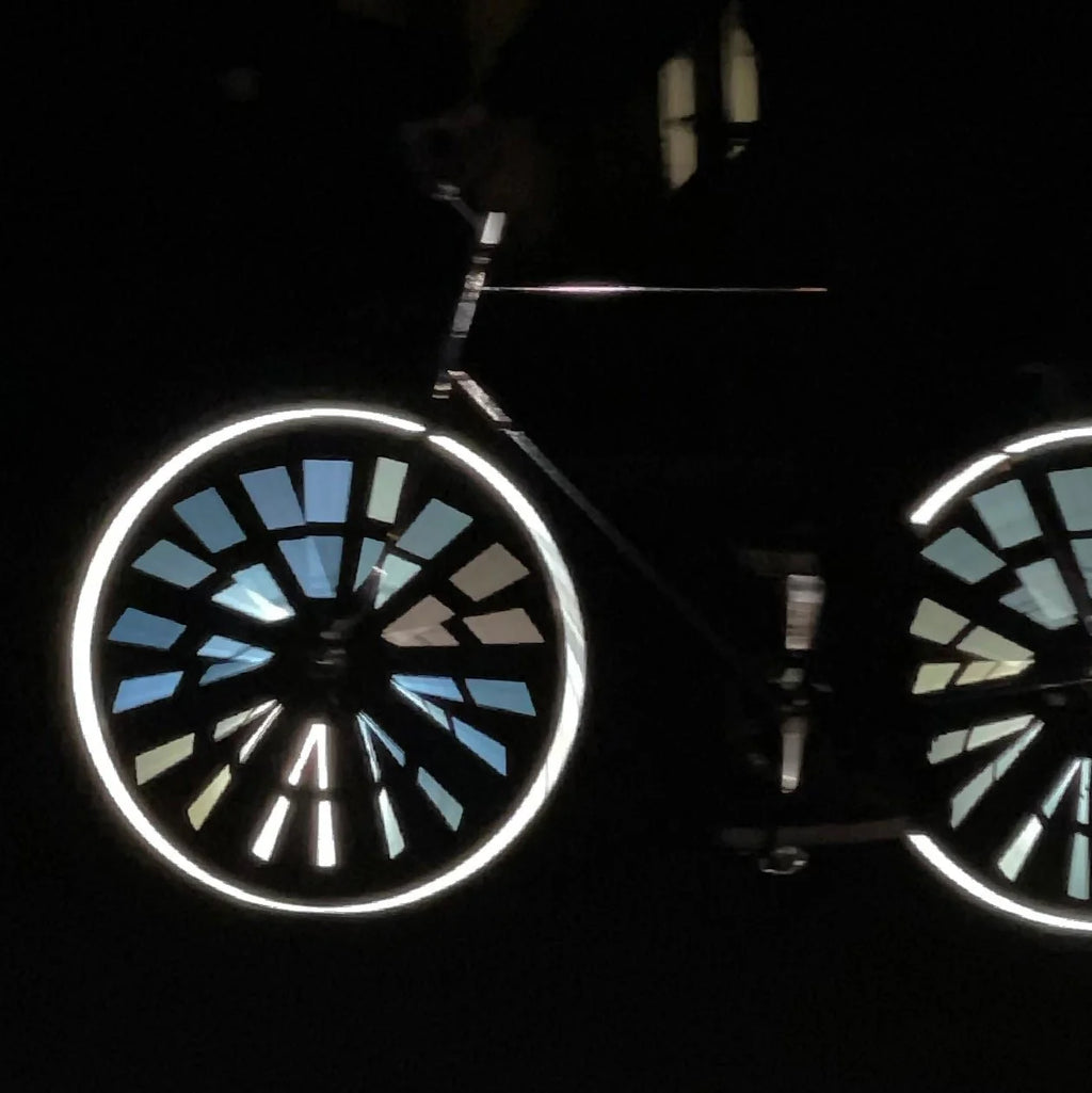 Petits réflecteurs pour rayons de vélo - fluo