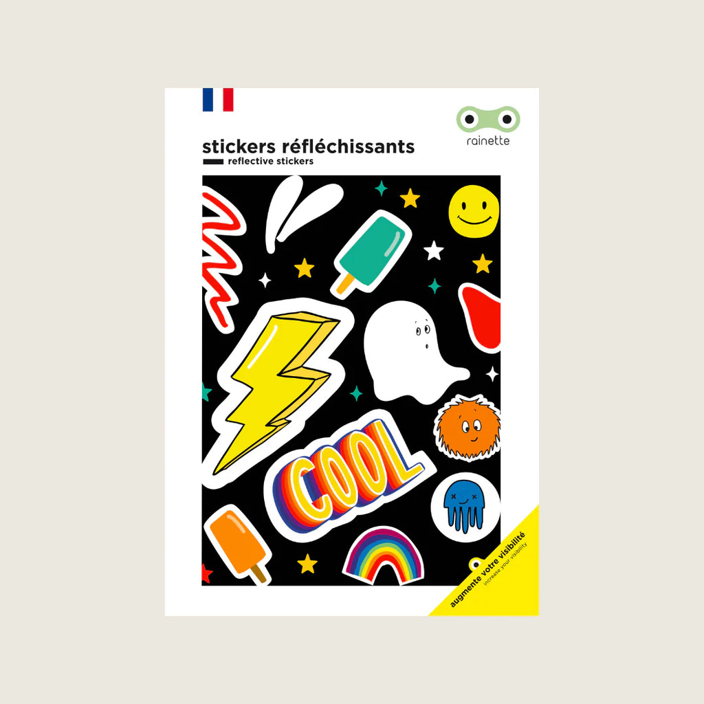 Stickers réfléchissants pour casque et vélo - Pep's