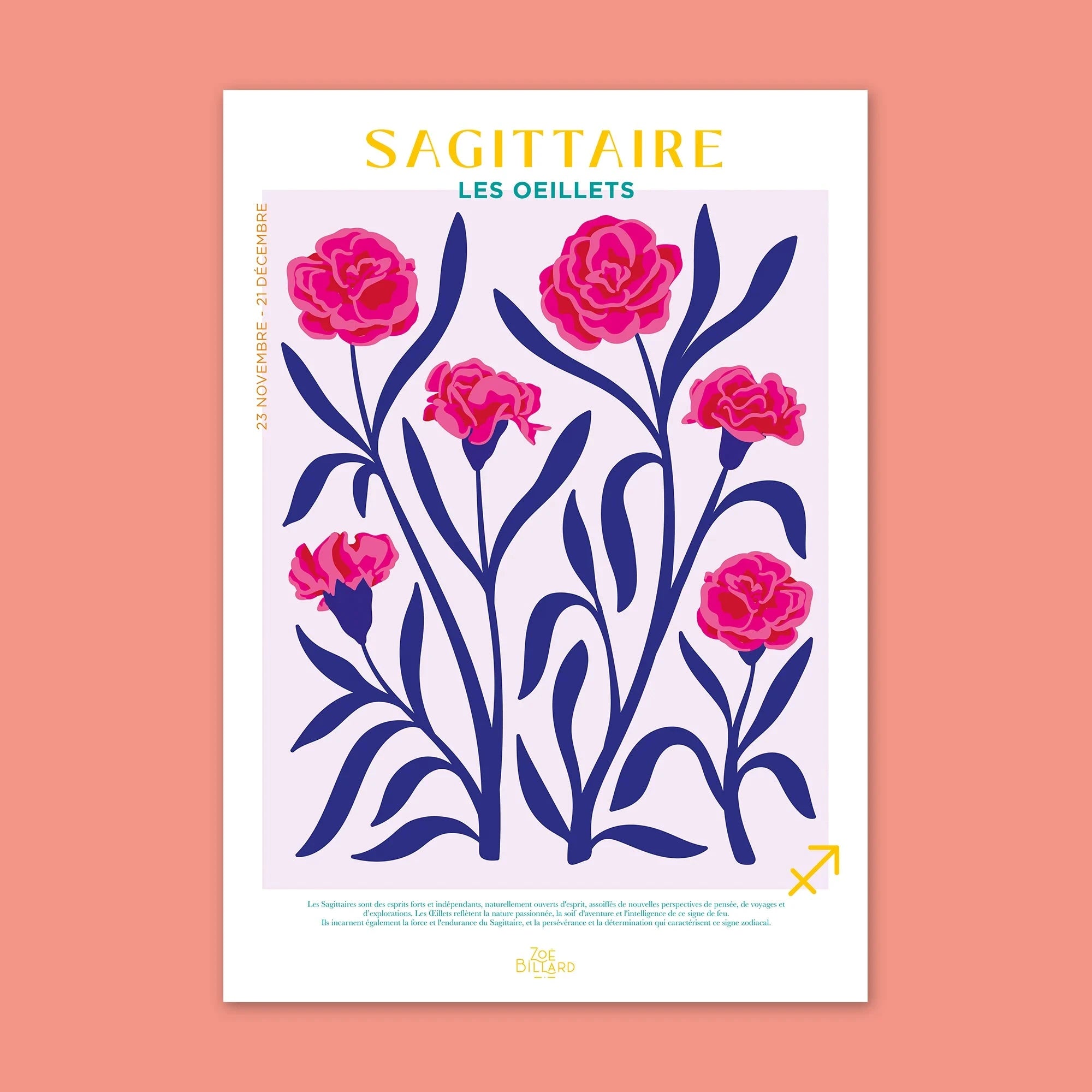 Sagittaire - Les Œillets Zoé Billard