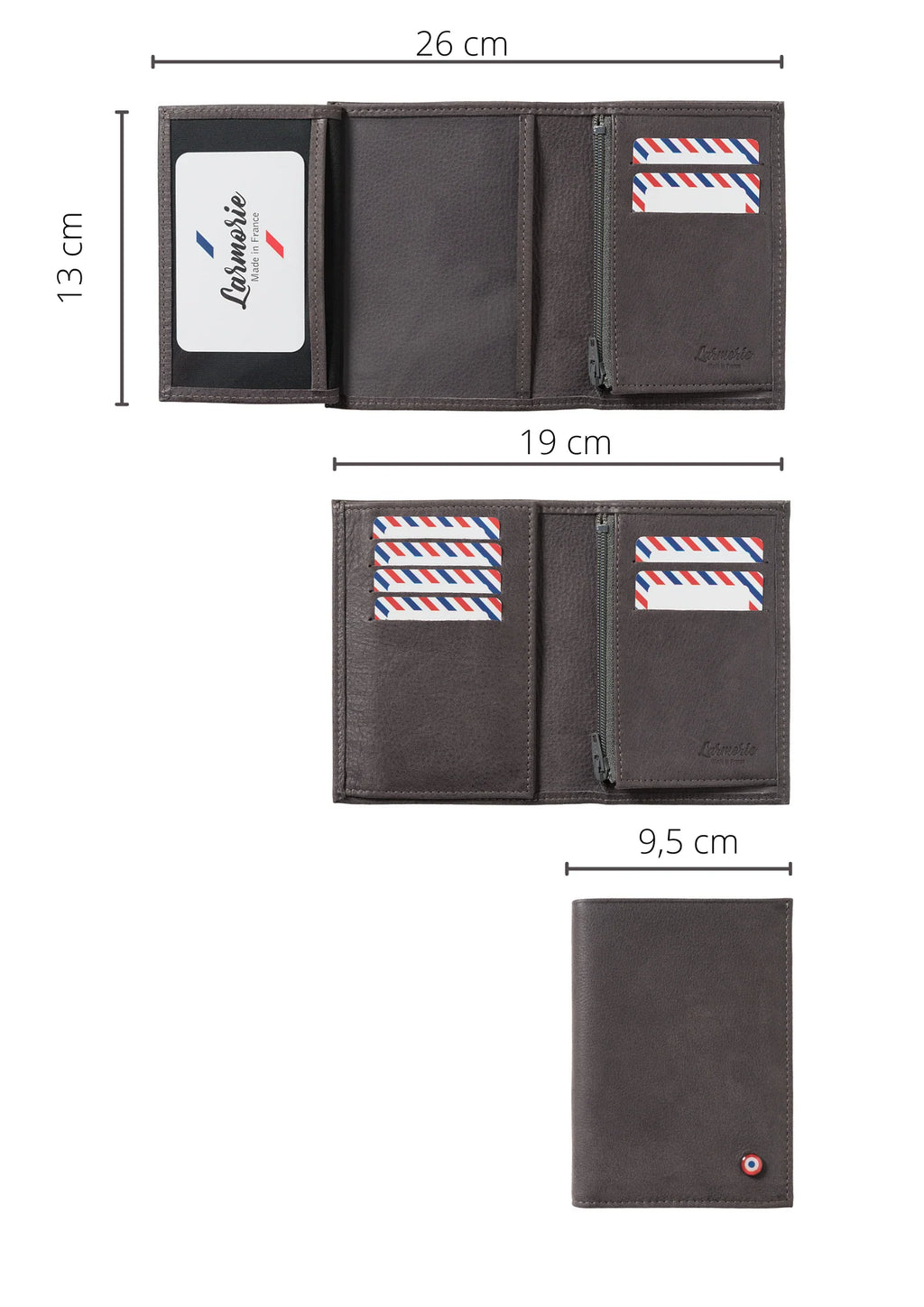 Portefeuille Victor - Cuir lisse