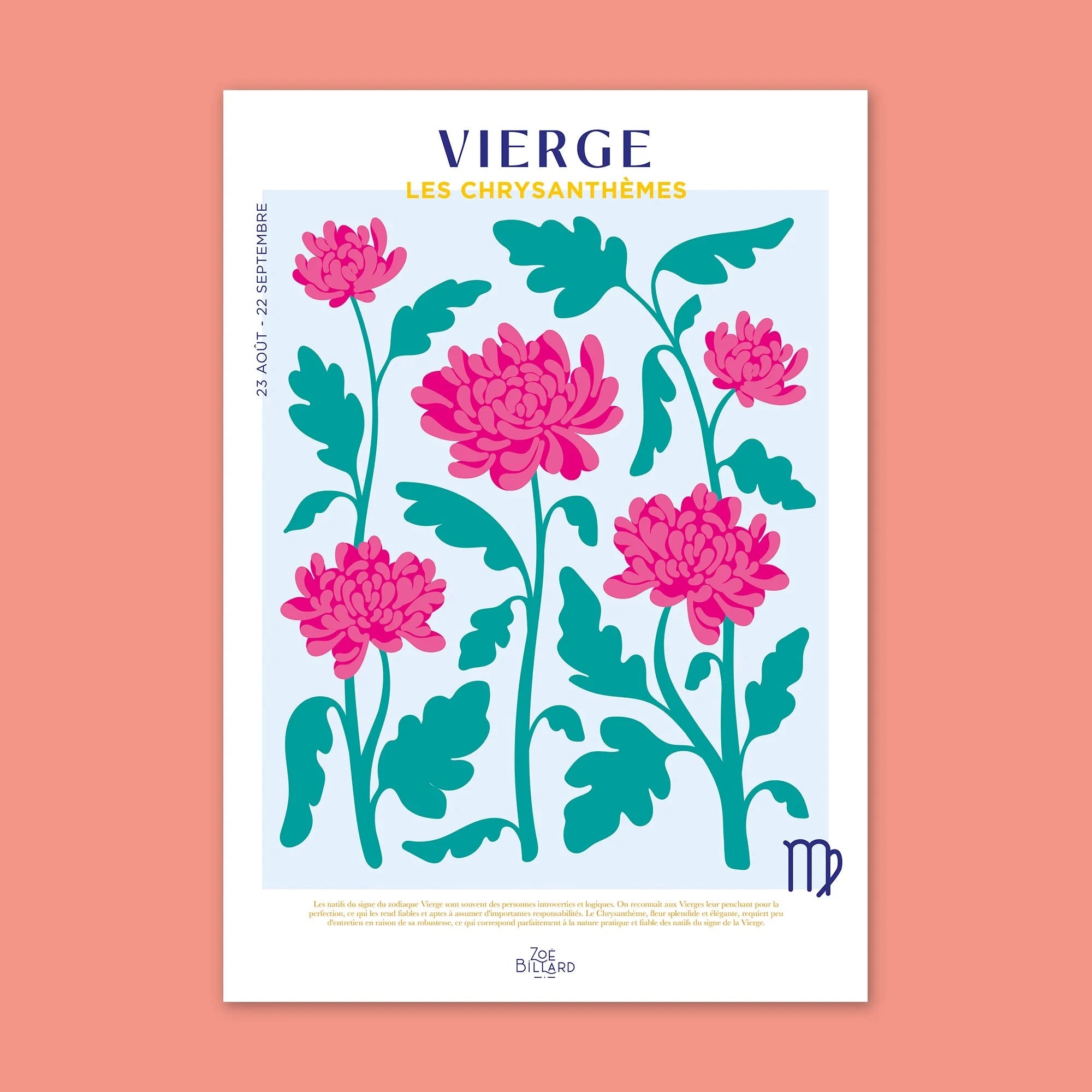 Vierge - Les Chrysanthèmes Zoé Billard