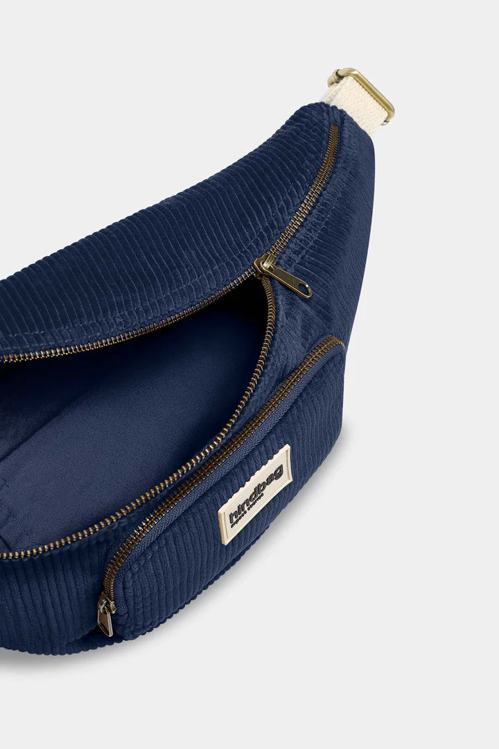 Sac Banane Sofia Velours Marine