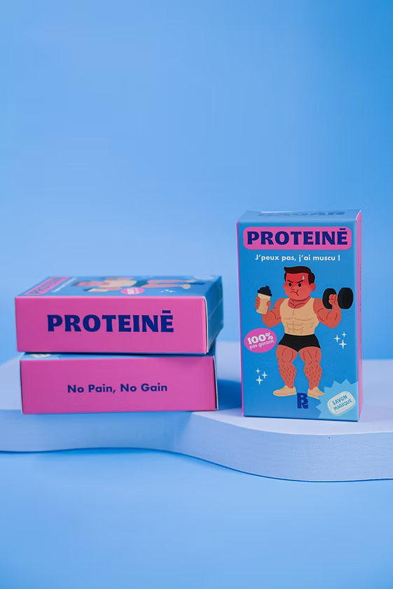 Savon protéiné