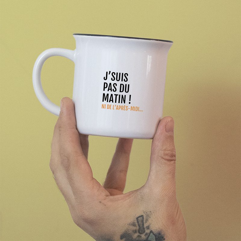 Mug – Je ne suis pas du matin Bibiche Fait Son Cirque