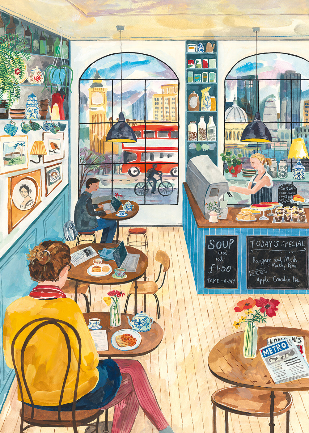 Puzzle 2000p. - London Cafe Pieces & Peace