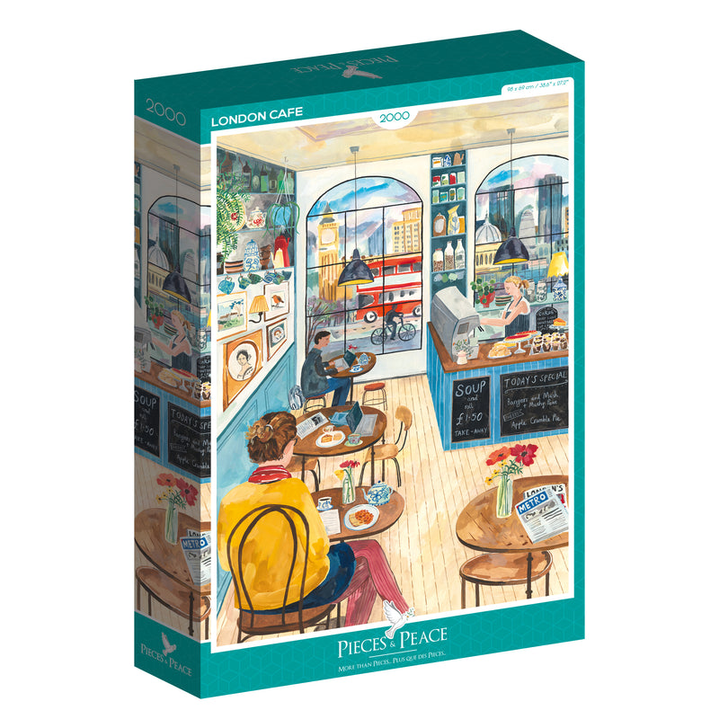 Puzzle 2000p. - London Cafe Pieces & Peace