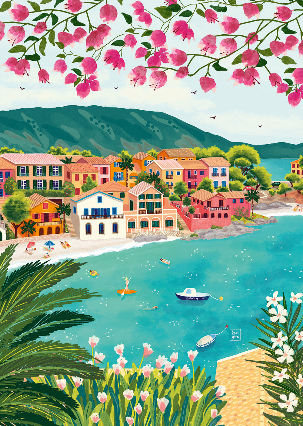 Puzzle 1000p. - Kefalonia, Grèce Pieces & Peace