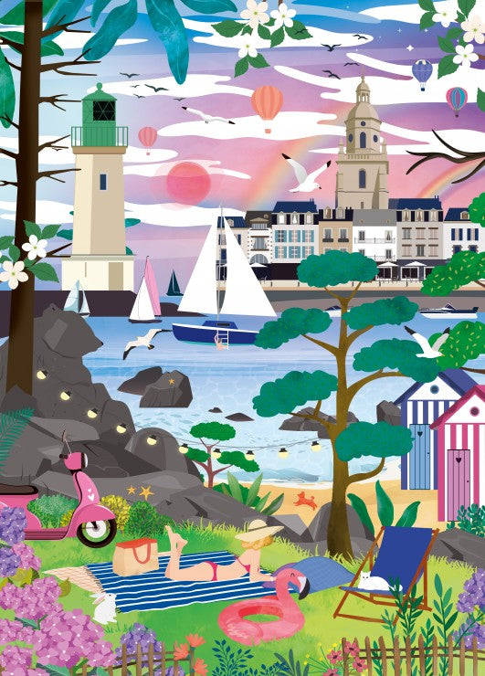 Puzzle 1500p. - Le Croisic, entre Ciel et Mer Pieces & Peace