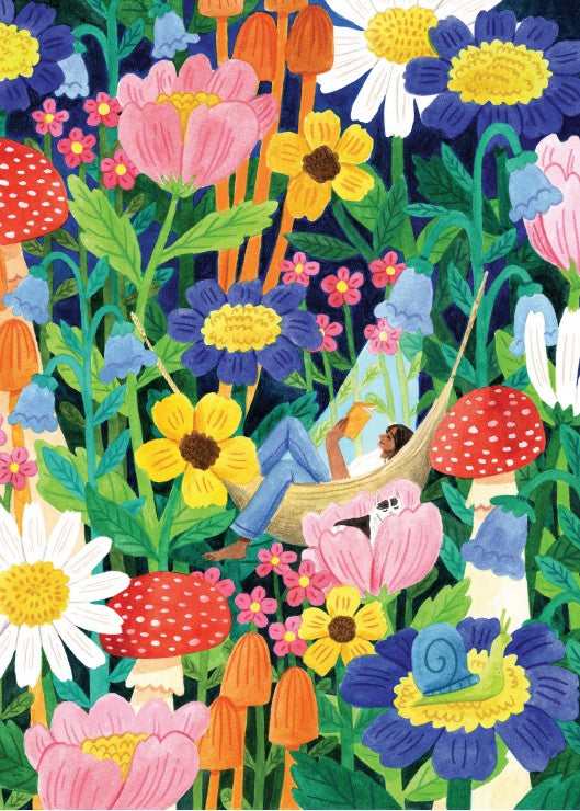 Puzzle 500p. - Lecture dans le Hammac Pieces & Peace