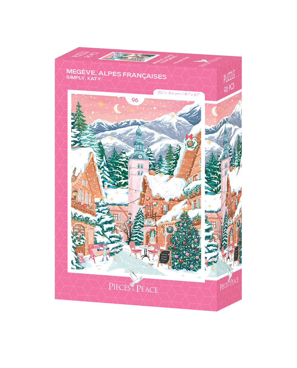 Mini Puzzle - Megève, Alpes Françaises Pieces & Peace