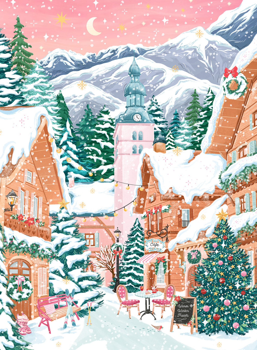 Mini Puzzle - Megève, Alpes Françaises Pieces & Peace