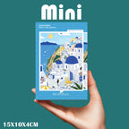 Mini Puzzle - Santorin Pieces & Peace