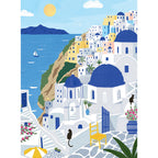 Mini Puzzle - Santorin Pieces & Peace