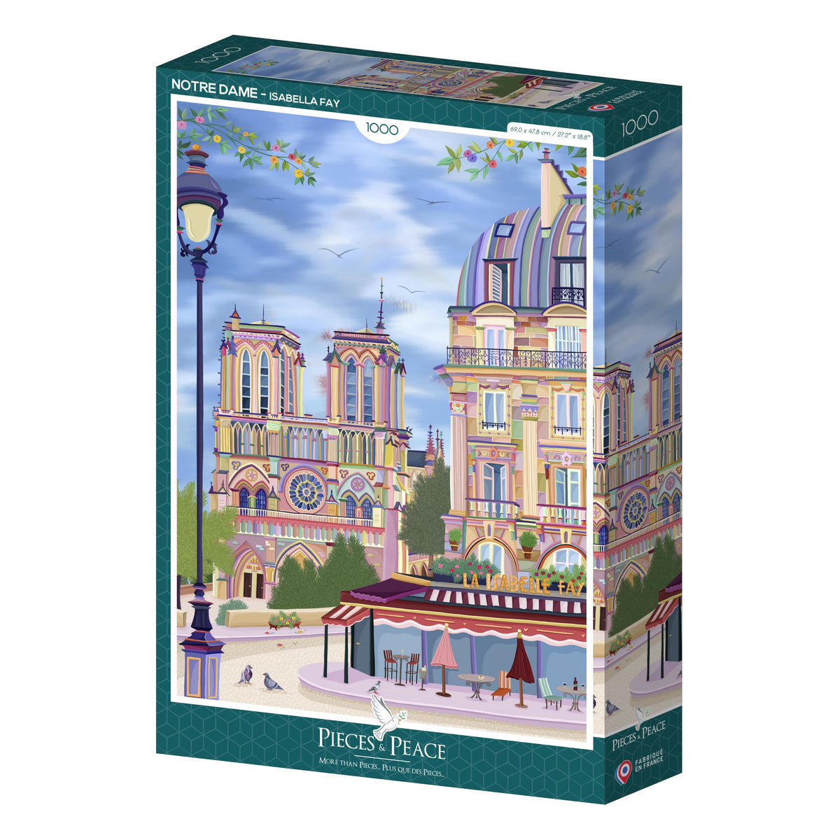 Puzzle 1000p. - Notre Dame Pieces & Peace