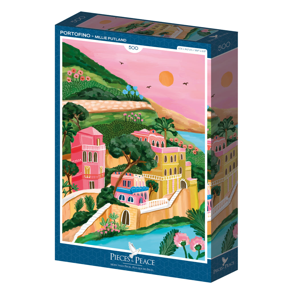 Puzzle 500p. - Portofino Pieces & Peace