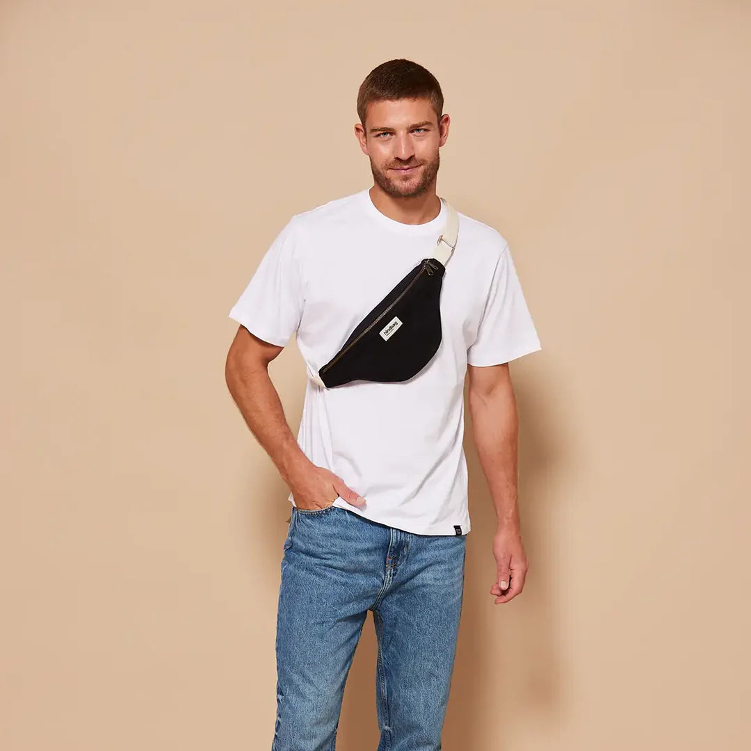 Sac banane Olivia Noir