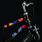 Stickers réfléchissants pour casque et vélo - Fleurs